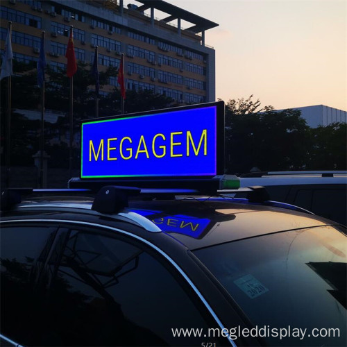 Outdoor Advertising Taxi Car Top Led Display